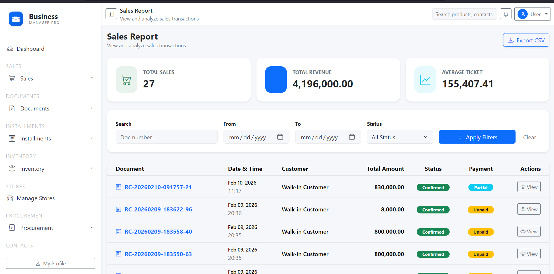 Business Manager Pro